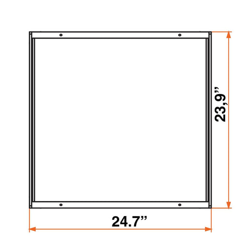 LEDVANCE Dual Selectable 2x2 Backlit LED Panel Light - 62698-LeanLight