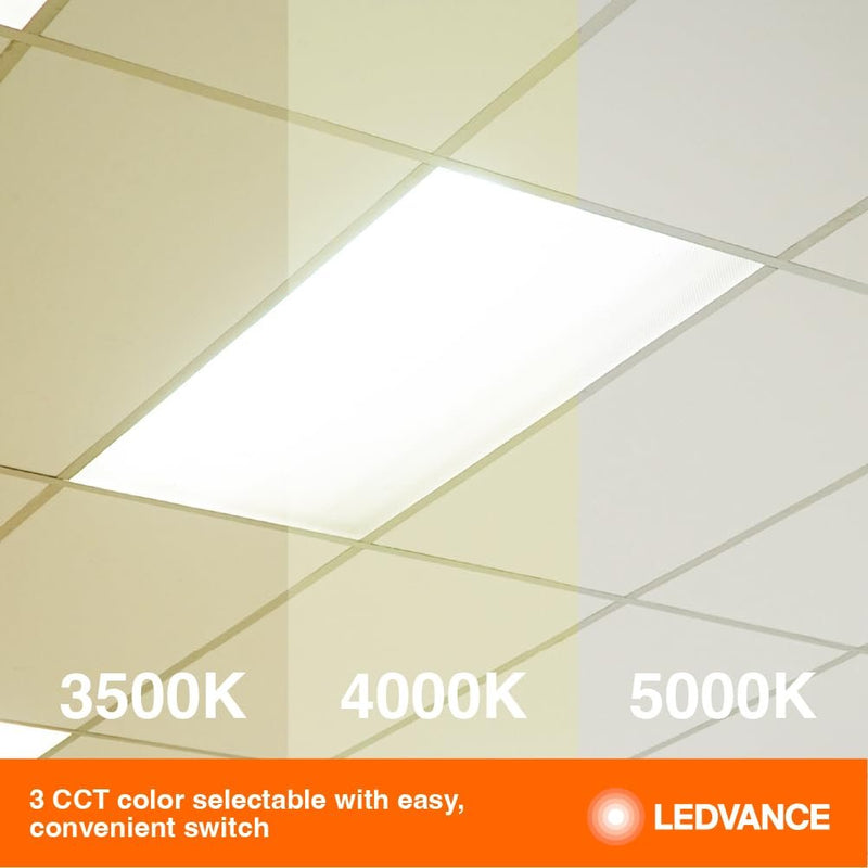 LEDVANCE Dual Selectable 2x4 Backlit LED Panel Light - 62699-LeanLight