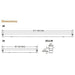 LEDVANCE 70527 Cool White 2FT LED Strip Fixture with Frosted Lens 