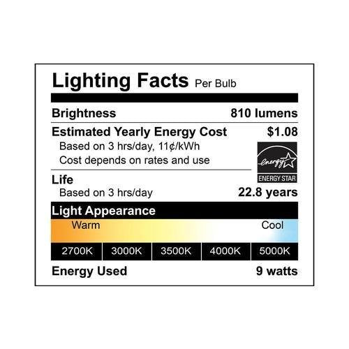 LIS-A2001cec | CCT & RGB LED Smart Bulb with E26 Base - 2700K-5000K, 9W=60W, 120V-LeanLight