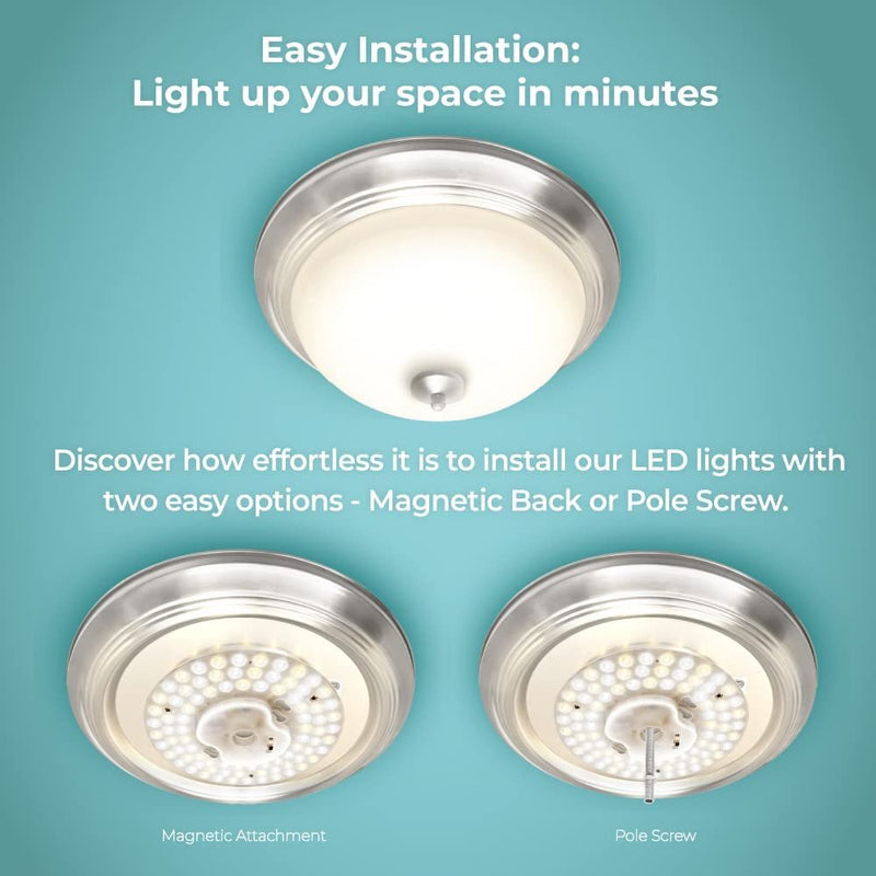 Euri Lighting EMP-2000cec-15, Dimmable LED Light Engine, 5.12" Diameter, 15W (100W Equal), 1350lm, 3000K, 4000K, 5000K, 90+ CRI, Energy Star, CEC Compliant, 5YR, 50K Hour WTY-LeanLight