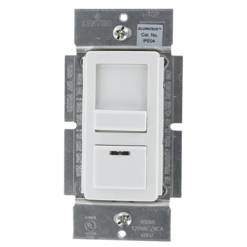 Leviton IPE04-1LZ 300W Illumatech Preset Electronic Low-Voltage Slide Dimmer-LeanLight