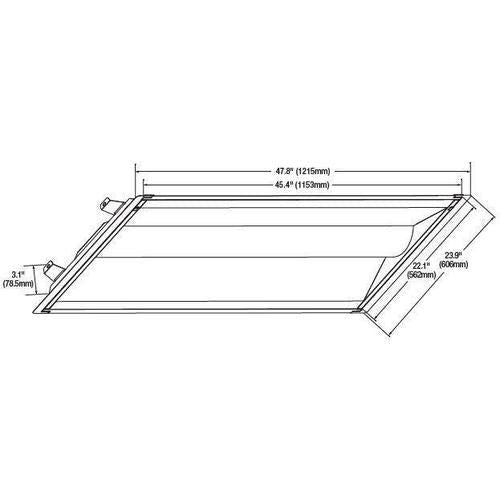 LEDVANCE 61531 Lumen Selectable 2x4 LED Troffer Door Kit - 3500K, 34-45W, 120-277V-LeanLight