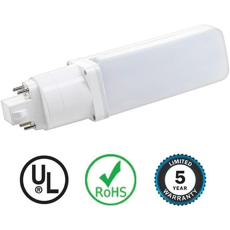 Euri Lighting EPL-2140H Hybrid (A+B) LED Horizontal PL Lamp - 4000K, G24Q, 12W=26W, 120/277V-LeanLight