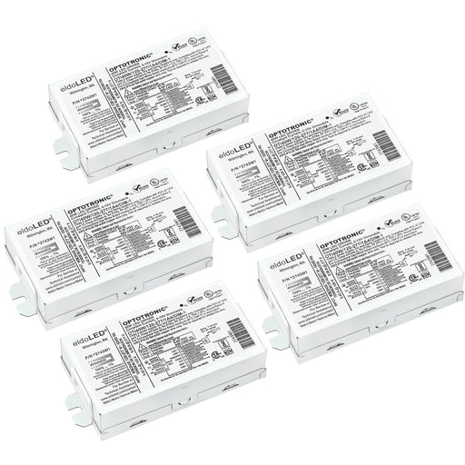 Pack of 5 - eldoLED *2743W1 OPTOTRONIC 40W Constant Current 0-10V Dimmable LED Driver, Programmable Compact OTi40W/120-277/1A4/DIM-1 (Osram 57351) -  LeanLight