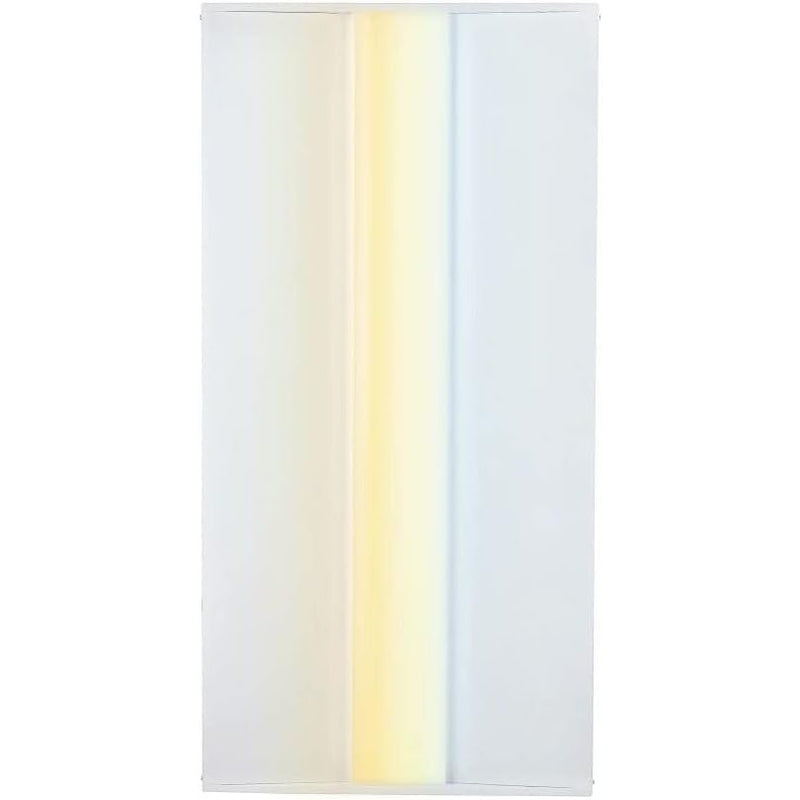 Euri Lighting ETF24-50W103sw-2 (2 Pack) 2x4 Color and Wattage Select Center Basket LED Troffer-LeanLight