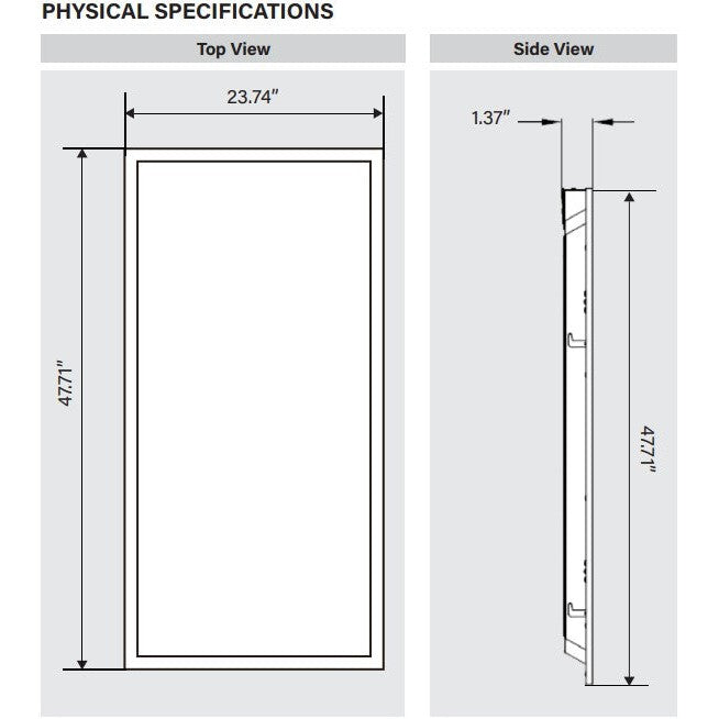 LeanLight TRP-50X24-CSN (2 Pack) Color and Lumen Select 2x4 LED Flat Panel-LeanLight