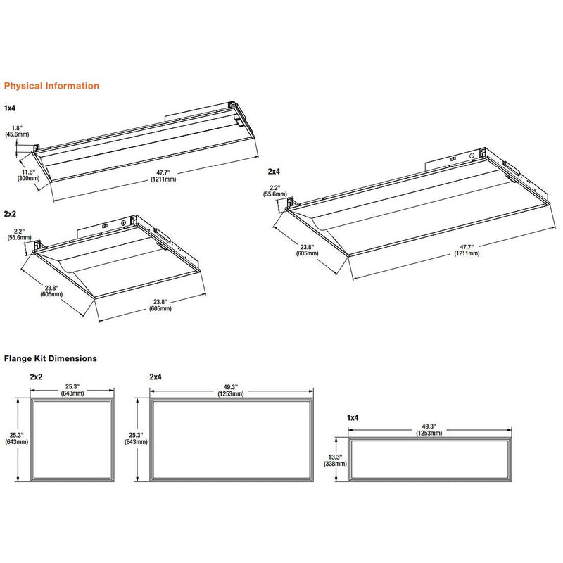 LEDVANCE 2x4 Dual Selectable Volumetric LED Troffer - 62534-LeanLight