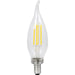 SYLVANIA B10 LED Light Bulb, 60W Equivalent Efficient 5W, 13 Year, Bent Tip, Candelabra Base, 500 Lumens, 2700K, Soft White, Clear - 2 Pack (79766) -  LeanLight