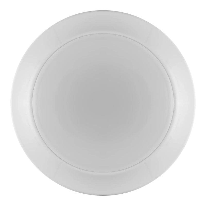 Euri Lighting EIN-CL06WH-2030e 7" Round LED Ceiling Light with White Bezel 3000K-LeanLight