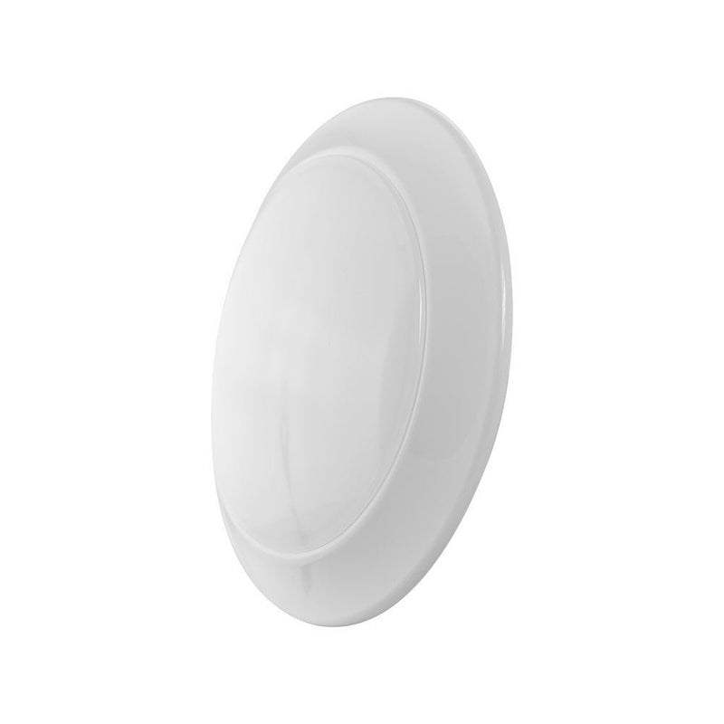 Euri Lighting EIN-CL06WH-2030e 7" Round LED Ceiling Light with White Bezel 3000K-LeanLight