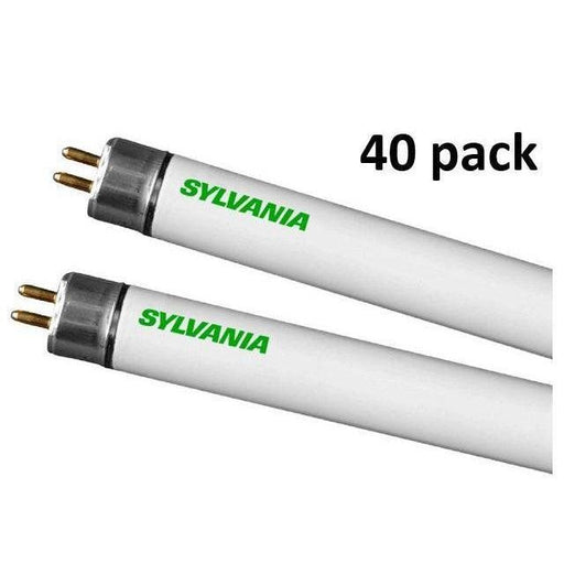 Sylvania 20903 (40 Pack) FP54/830/HO/ECO T5HO Fluorescent Tubes - 3000K, 54W, 4' -  LeanLight