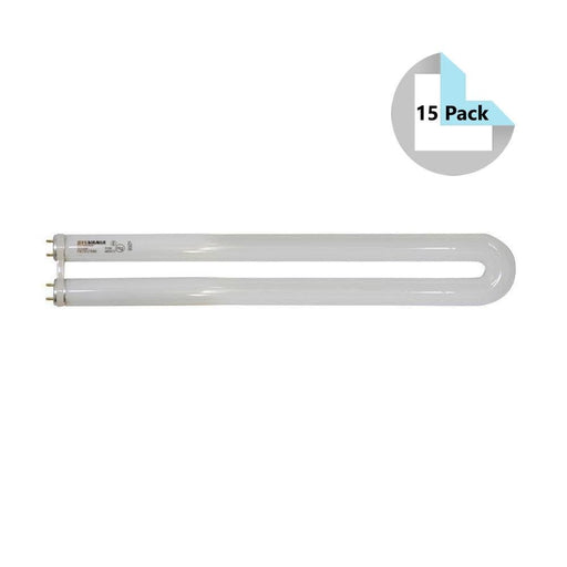Sylvania 21879 (15 Pack) FBO31/841 U-Bend T8 Fluorescent Lamps - 4100K, 31W, 120/480V-LeanLight