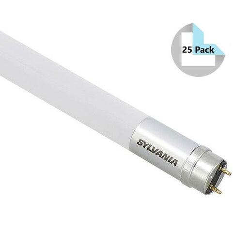 Sylvania 40967 (25 pack) ECO LED T8 Ballast Compatible LED Tubes - 4100K, 16W, 120~277V, 4' -  LeanLight
