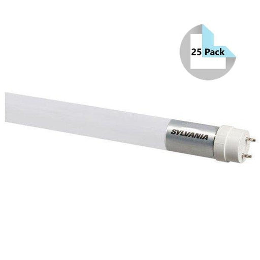 Sylvania 40969 (25 pack) | ECO LED T8 Ballast-Free LED Tubes - 3500K, 18W, 120~277V, 4ft -  LeanLight