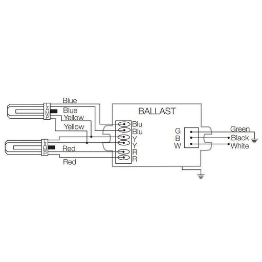 Sylvania QTP2x26CF/UNV-DM 2-Lamp 26 Watt Compact Fluorescent Ballast 