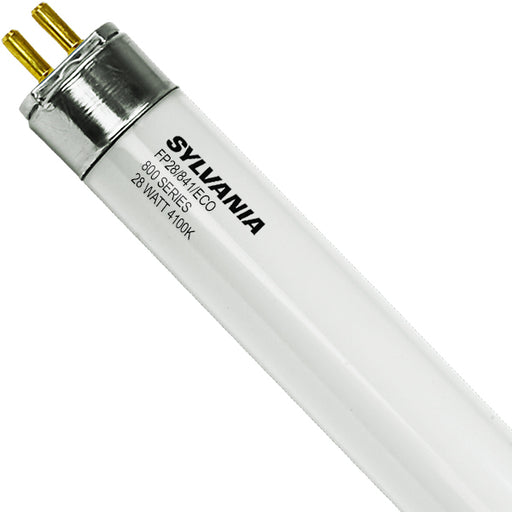 Sylvania 20902 (40 Pack) FP28/841/ECO T5HE Fluorescent Tubes - 4100K, 28W, 4'-LeanLight