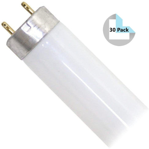 Sylvania 22135 (30 Pack) FO17/830/ECO T8 Fluorescent Tubes - 3000K, 17W, 2'-LeanLight