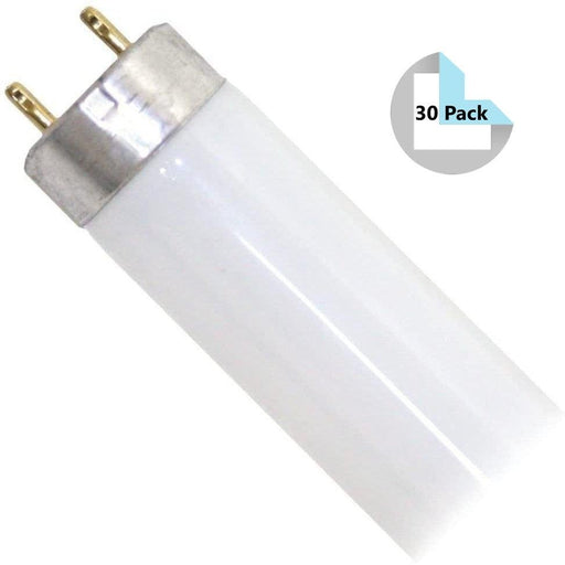 Sylvania FO17/841/ECO T8 Fluorescent Tubes - 4100K, 17W, 2FT, 22137 (30 Pack)-LeanLight