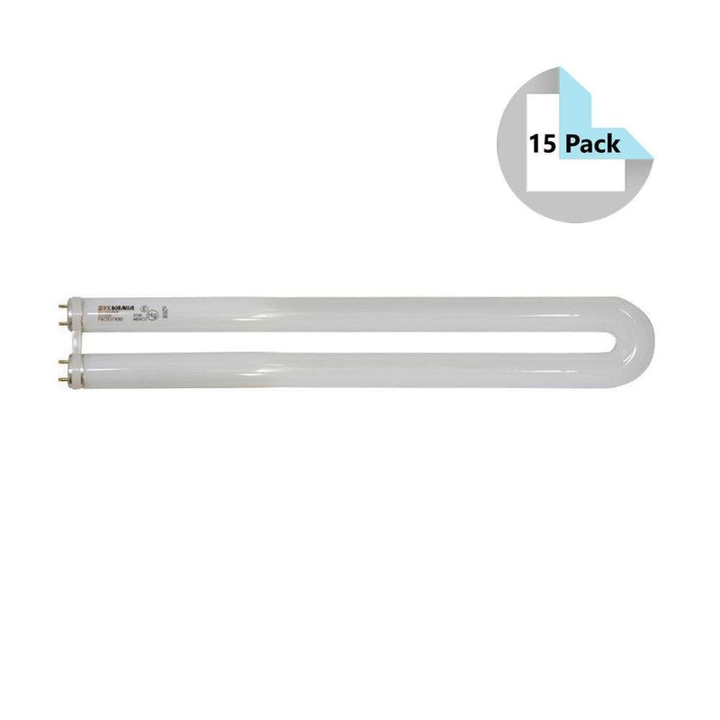 Sylvania 21879 (15 Pack) FBO31/841 U-Bend T8 Fluorescent Lamps - 4100K, 31W, 120/480V-LeanLight