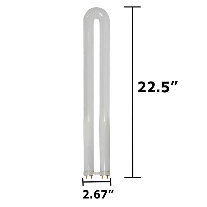 Sylvania 21879 (15 Pack) FBO31/841 U-Bend T8 Fluorescent Lamps - 4100K, 31W, 120/480V-LeanLight