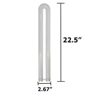 Sylvania 21879 (15 Pack) FBO31/841 U-Bend T8 Fluorescent Lamps - 4100K, 31W, 120/480V-LeanLight