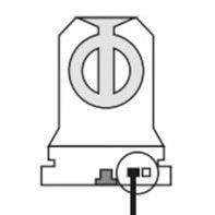Tall Snap-in Shunted T8 Fluorescent Lamp Holder (25 Pack)-LeanLight
