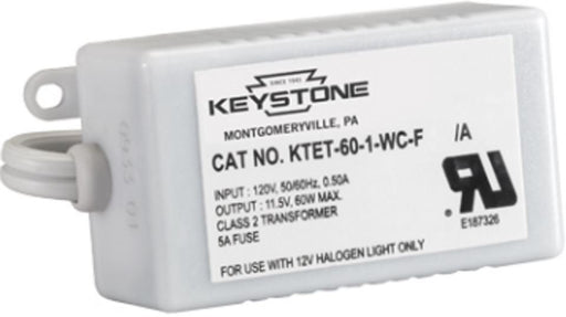 Keystone KTET-60-1-WC-F Halogen Low Voltage Transformer Ballast - 60W, 12V-LeanLight