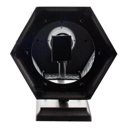 Smart LED Flame Bronze Wall Lantern with Clear Lens - 3000K, 12W, 120V-LeanLight