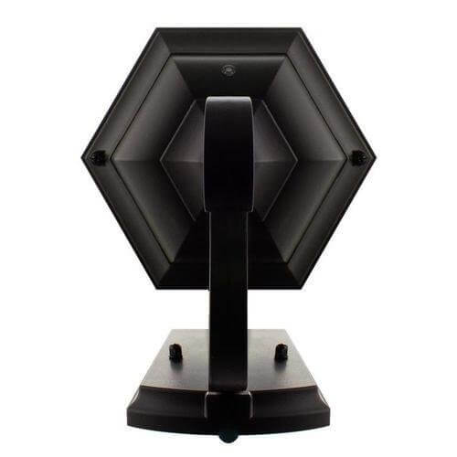 Smart LED Flame Bronze Wall Lantern with Clear Lens - 3000K, 12W, 120V-LeanLight