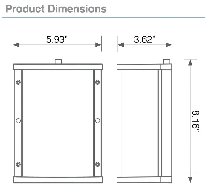 Euri Lighting EOL-WL10FR-3100se LeanLight