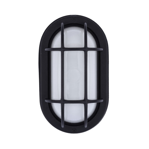 Euri Lighting Outdoor LED Black Bulkhead Wall Light - Color Select, EOL-WL13BK-3100se-LeanLight