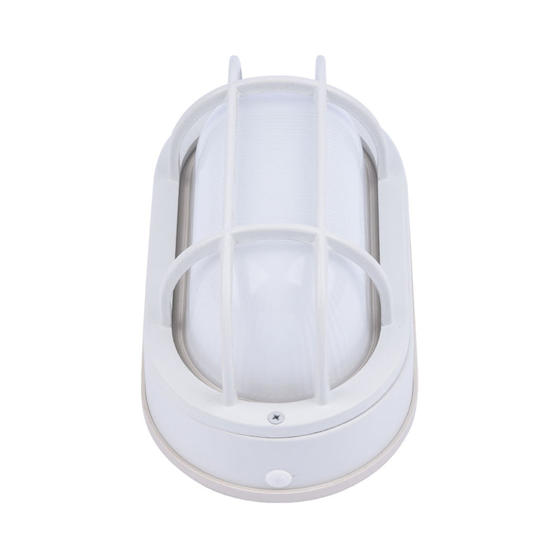 Euri Lighting Outdoor LED White Bulkhead Wall Light - Color Select, EOL-WL14BK-3100se-LeanLight