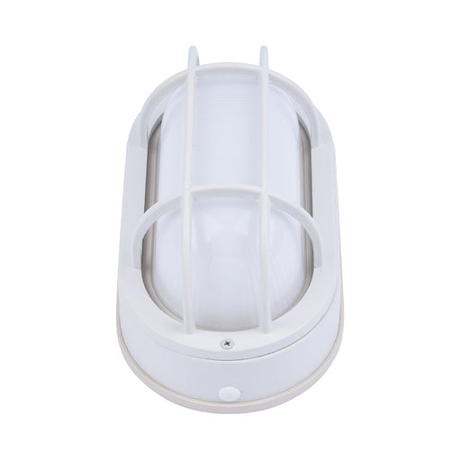 Euri Lighting Outdoor LED White Bulkhead Wall Light - Color Select, EOL-WL14BK-3100se-LeanLight