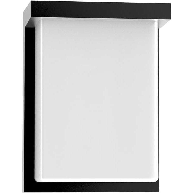 Euri Lighting EOL-WL60BK-1100esw, Outdoor LED Wall Light, Non-Dimmable, 3CCT Selectable (3K/4K/5K), 12/14/16W, 1440/1680/1742 lm, Matte Black, Wet Rated, Integrated LED Fixture (Pack of 1)-LeanLight