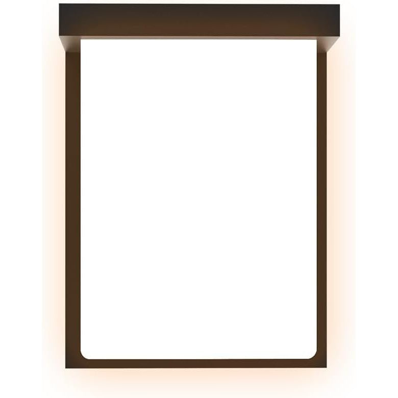 Euri Lighting EOL-WL60BK-1100esw, Outdoor LED Wall Light, Non-Dimmable, 3CCT Selectable (3K/4K/5K), 12/14/16W, 1440/1680/1742 lm, Matte Black, Wet Rated, Integrated LED Fixture (Pack of 1)-LeanLight