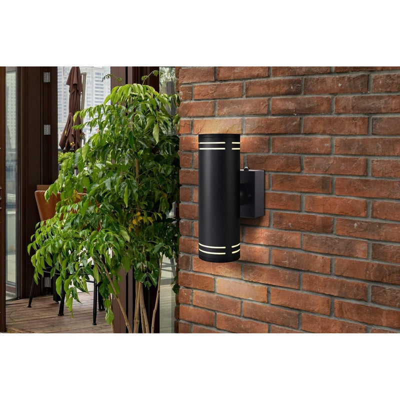 Euri Lighting EUDC-31W103sp Up/Down Cylinder LED Wall Light - 3000K-5000K, 31W, 120V-LeanLight