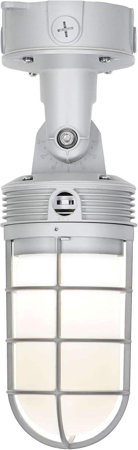 LEDVANCE Dual Selectable LED Jelly Jar Wall Light Fixture - 3/4/5K, 10W/20W, 62448-LeanLight