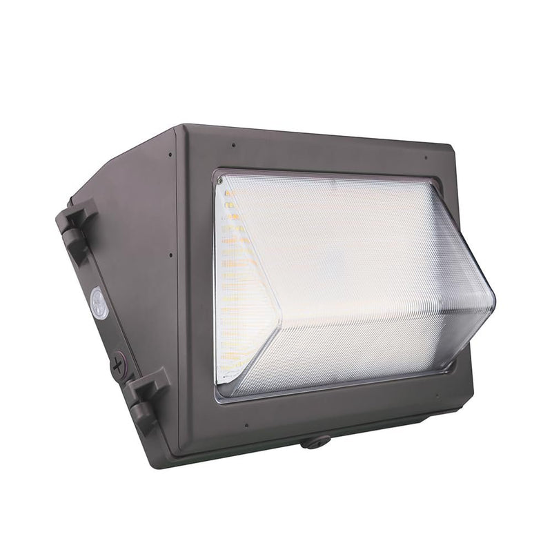 Euri Lighting EWP-80W103sw, LED Wall Pack, 1-10V Dimmable, 10800-11600lm, 16-80W, 120-277V, 3CCT Selectable (3000/4000/5000K), 110° Beam Angle, Energy Efficient, IP65 Protection, Wet Rated (Pack of 1)-LeanLight