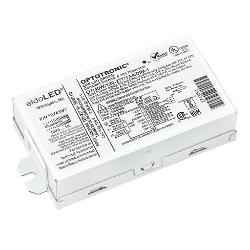 eldoLED OTi40W/120-277/1A4 DIM-1 OPTOTRONIC Compact 40 Watts Constant Current LED Driver - 0-10V Dim, 2743W1 (Osram 57351) -  LeanLight