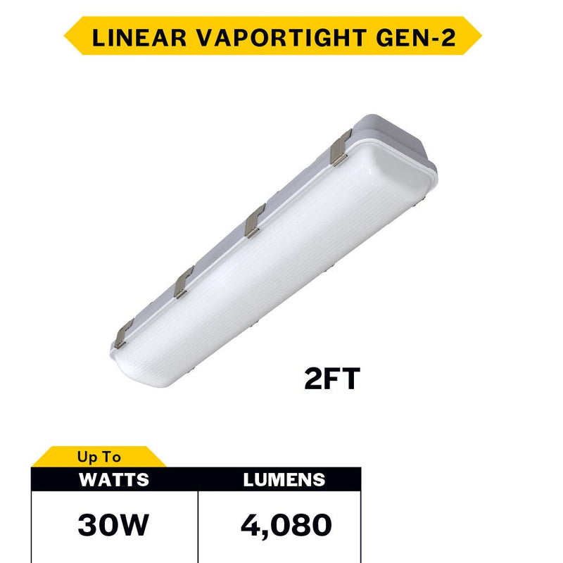 Halco ProLED Select Linear Vaportight 2Ft Selectable 2780-4083 Lumens