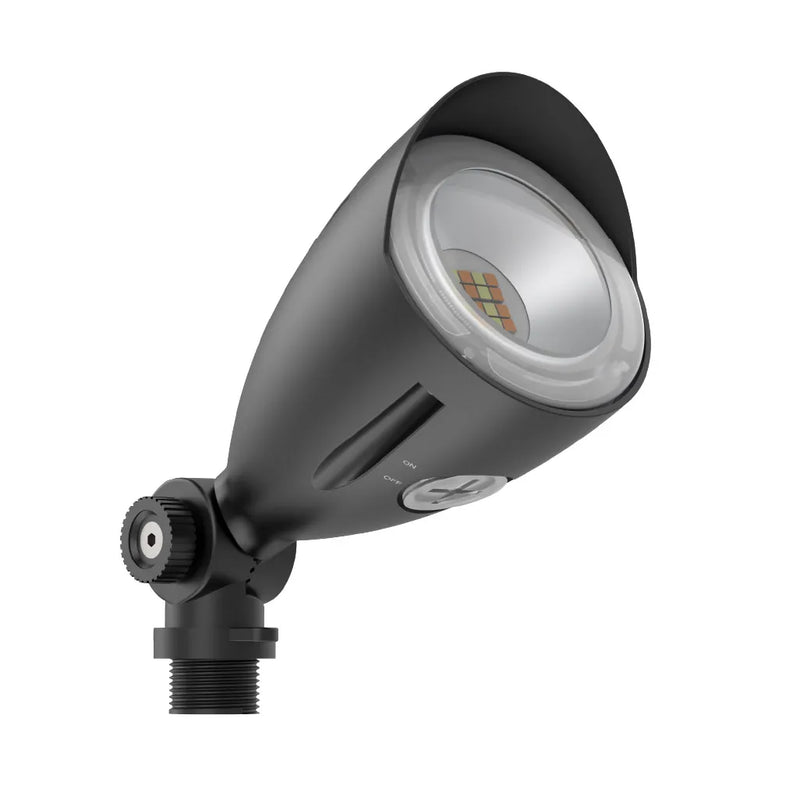 Halco MBUL-10-CS-U-BL (6 Pack) Black Mini Bullet LED Flood - 10W, 3CCT, 1100lm, 120-277V, 25592