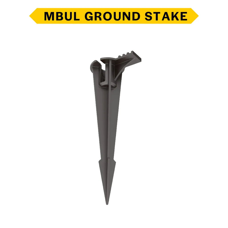 Halco MBUL-GS-BZ (6 Pack) 8in Ground Stake Aluminum Bronze Finish for Mini Bullet Floods - 25599