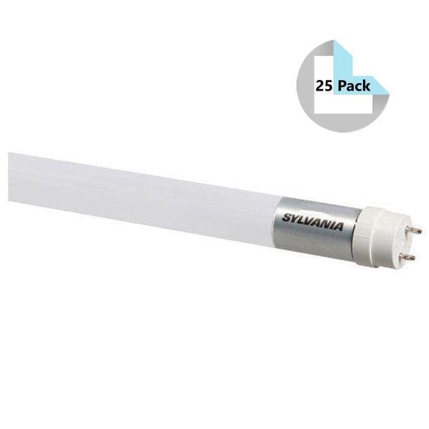 Sylvania 40970 (25 Pack) ECO LED T8 Ballast-Free LED Tubes - 4100K 