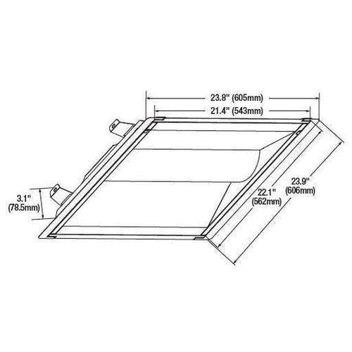 Sylvania LEDVANCE Lumen Selectable 2x2 LED Troffer Door Kit - 3500K 