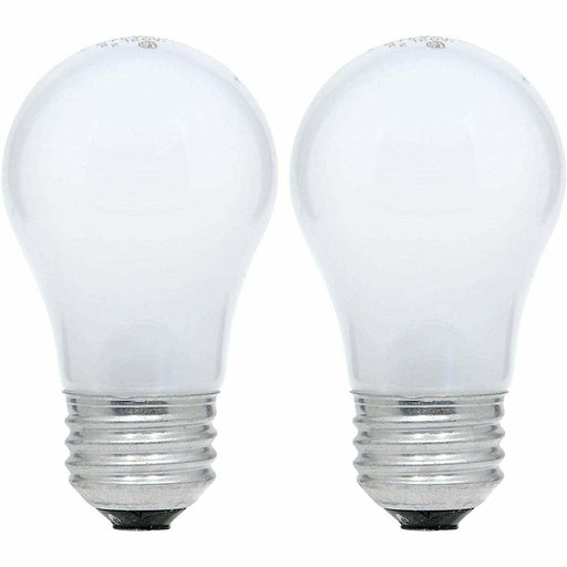 Sylvania 15A15WRP (2 Pack) Incandescent Appliance Bulb with Medium Base - 2850K, 15W, 120V-LeanLight