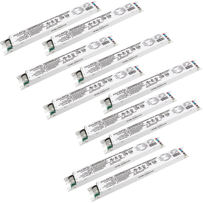 10 Pack - eldoLED 2743X3 OPTOTRONIC Programmable Linear 50 Watts Constant Current LED Driver, 0-10V White-LeanLight