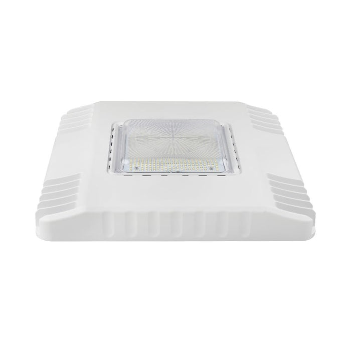 Euri Lighting ECS-150W1050 15" Square LED Canopy Light - 5000K, 150W=600W, 100-277V 