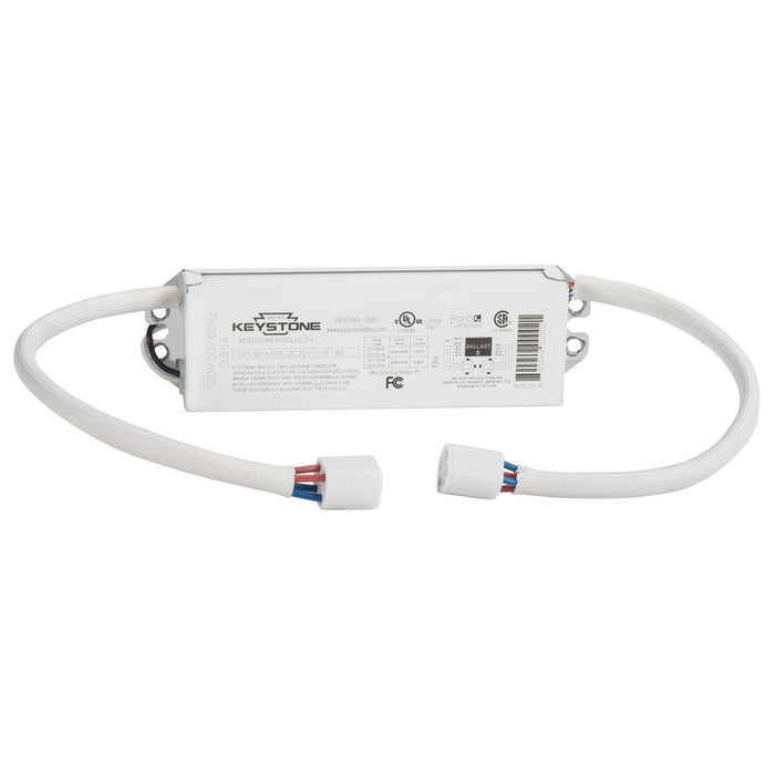 Keystone KTEB-2C72-1-TP-WS 2-Lamp Circline Fluorescent Ballast - 72W, 120V-LeanLight