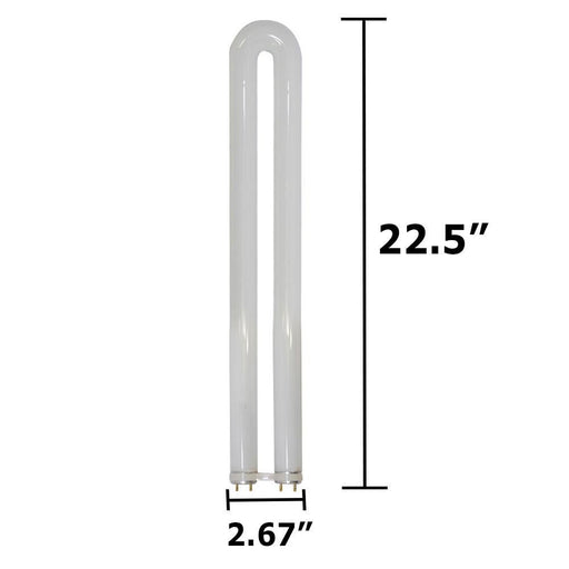 Sylvania 21879 (15 Pack) FBO31/841 U-Bend T8 Fluorescent Lamps - 4100K 